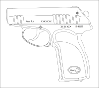 Пистолет П-М21Т полировка Пистолет П-М21Т полировка